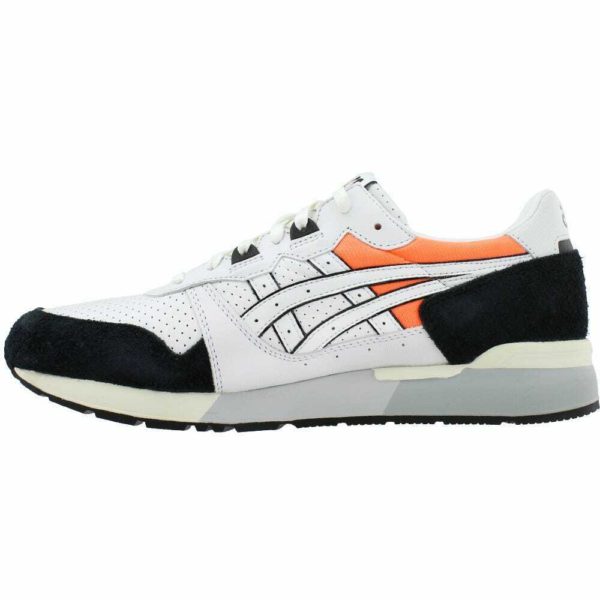 ASICS Men's GEL-Lyte Shoes 'White Orange Black' H80NK Black