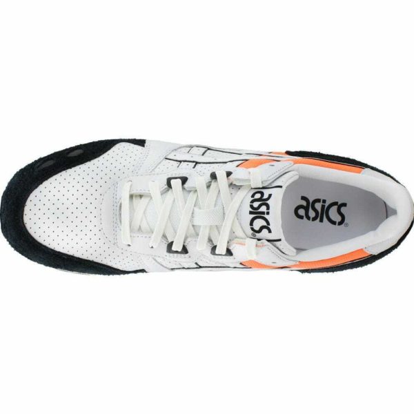 ASICS Men's GEL-Lyte Shoes 'White Orange Black' H80NK Black