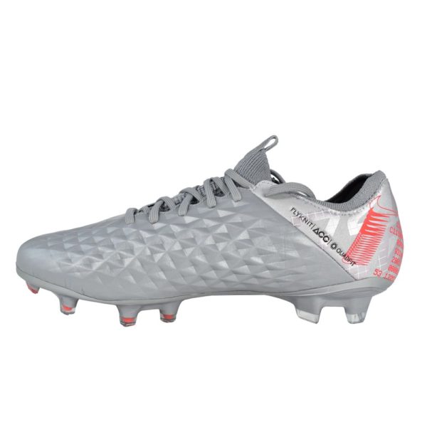 Nike Legend 8 Elite FG 'Metallic Grey Crimson' CW0518-906