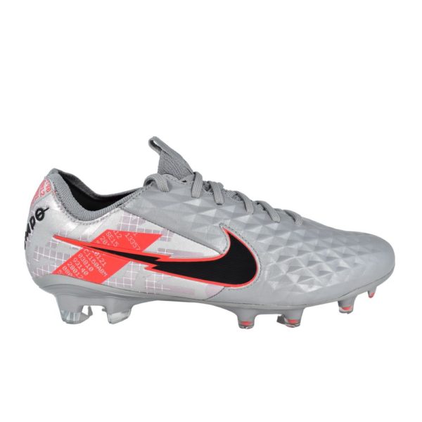 Nike Legend 8 Elite FG 'Metallic Grey Crimson' CW0518-906