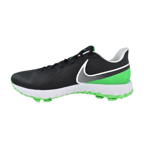 Nike React Infinity Pro Wide 'Black Green Spark' CT6621-001 Golf Cleats