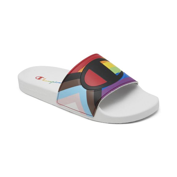 Visita lo Store di ChampionChampion Men's IPO Pride Slide Sandal Pride Flag - White, numeric_8 