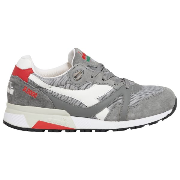 Diadora N9000 'Grey Red' Made in Italy