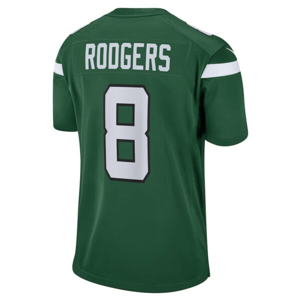 New York Jets Aaron Rodgers 'Gotham Green' Game Jersey - Image 2