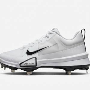 Side Main Profile of Nike Force Zoom Trout 9 Pro FB2907-102 'White Pure Platinum'